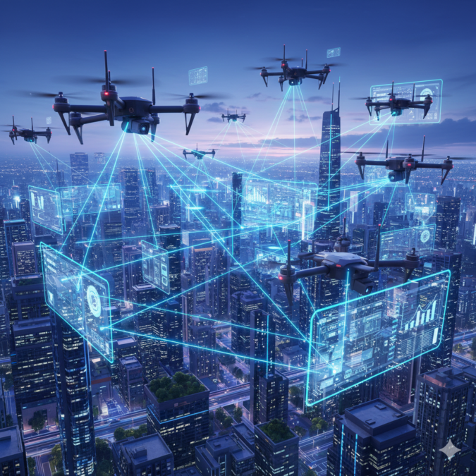 drone keamanan kota