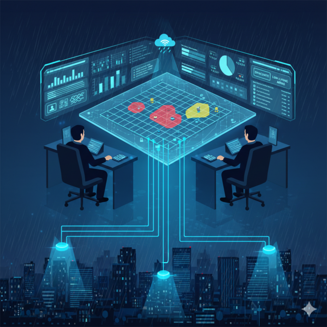 sistem manajemen banjir cerdas